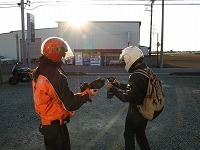 バイク乗り込み