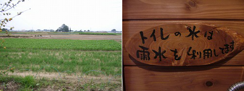 風の庭のエコ意識