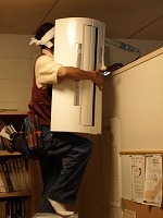 エアコンの取り付け
