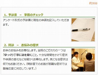 ウェブで問診について説明