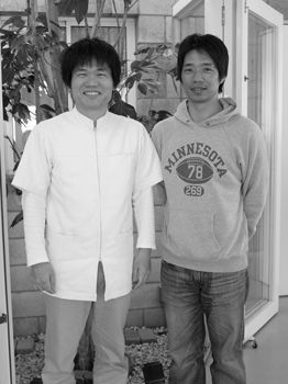 養気院にて松川さんとツーショット