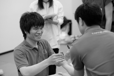 セミナー講師をしているクリ助