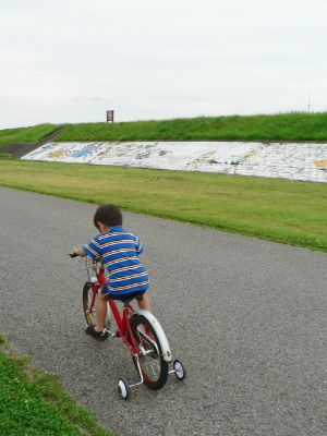 自転車の練習
