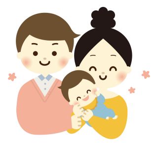 お父さんお母さんの抱っこ