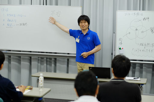 活法研究会で講師をしている栗原