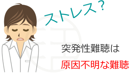 突発性難聴は原因不明な難聴