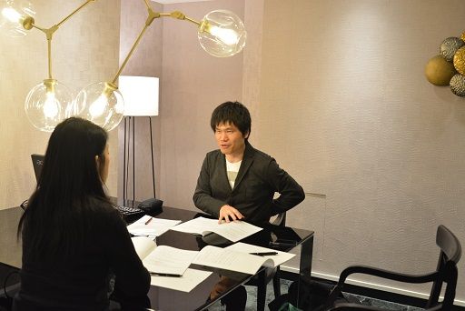 鍼灸セミナーの打ち合わせ（バルセロナのホテルにて）