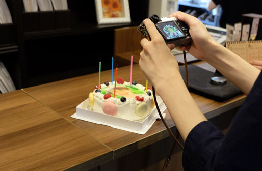 似顔絵ケーキ