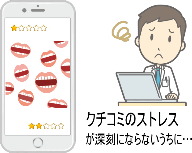 クチコミのストレス